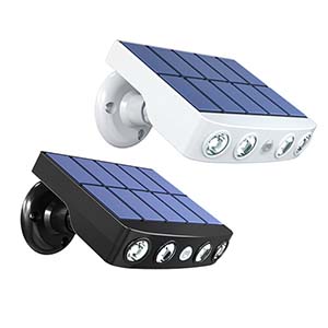 Solar monitoring lights