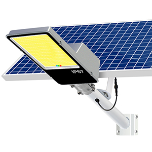 Lumière de la route à LED solaire