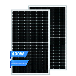Panneau solaire à cristaux simples de 400W