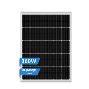 360w panel solar de cristal único